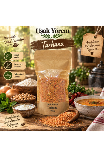 Uşak Yörem Şarküteri Ev Yapımı Az Acı Tarhana 1000g Uşak Yörem