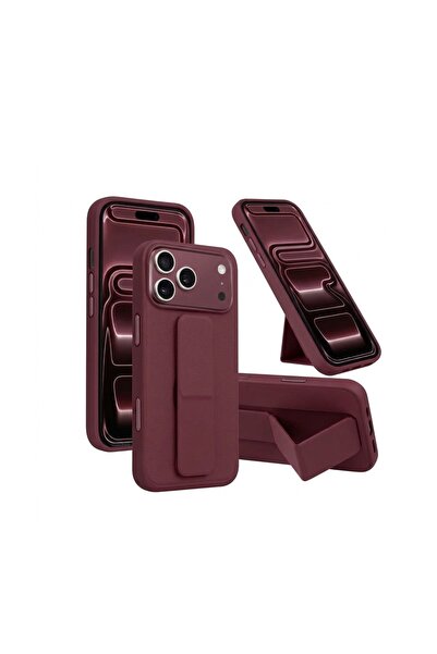 Generic Cover case for iPhones with grip 18 pro burgundy