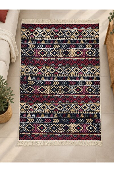 Safir Kilim Gold Kalite,Modern Özel Tasarım, Çift Taraflı Saçaklı Dokuma Kili...