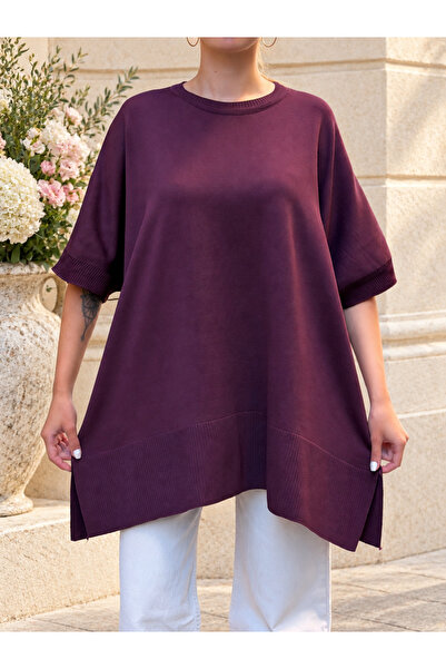 AGORATEKSTİL Women's Casual Knitwear Sweater 42-52 Oversize