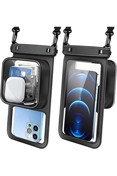 Yelajoy Floating Waterproof Phone Pouch-Up to 8.5", Large Space Adjustable Ne...