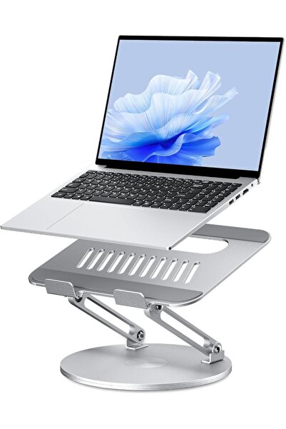 PHOCAR 360° Rotation Aluminum Laptop Stand, Adjustable and Ergonomic Laptop S...