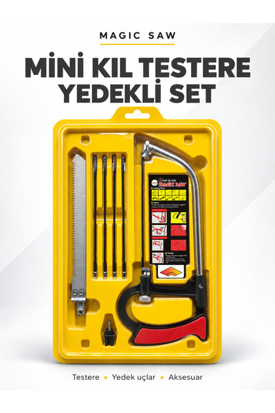 Genel Markalar Mini Kıl Testere Yedekli Set