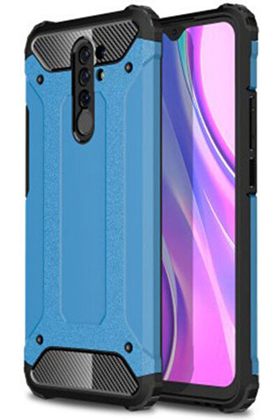 OEM Πίσω Κάλυμμα Σιλικόνης / Πλαστικό Μπλε (Redmi 9)