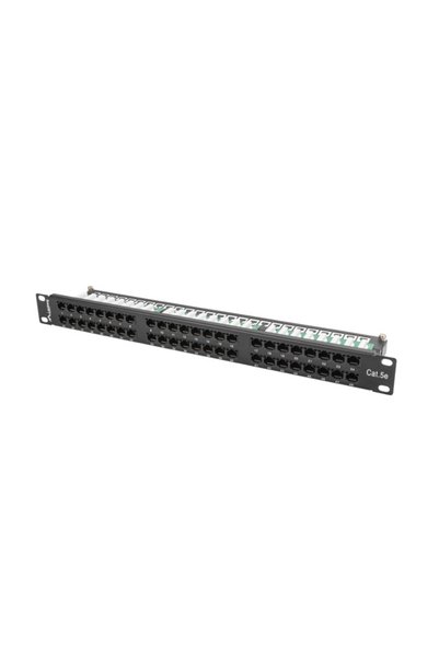 Lanberg Patch panel 48 porturi 1U Cat.5e UTP ng, PPU5-1048-B