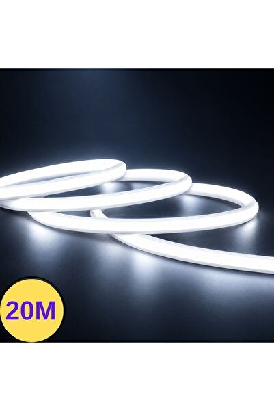 proled Bandă LED COB 220V, 10W/m, 6500K, 1.000 lm/m, IP67, tăiabilă la 25 cm,...