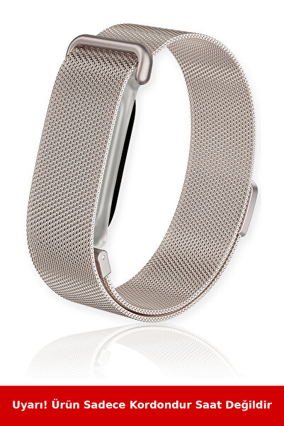 Nezih Case Google Fitbit Air ile Uyumlu Milanes Mıknatıslı Hasır Metal Kordon
