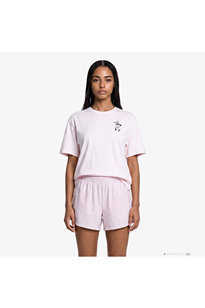 Anta Serve Smash Repeat Kadın Pembe T-Shirt
