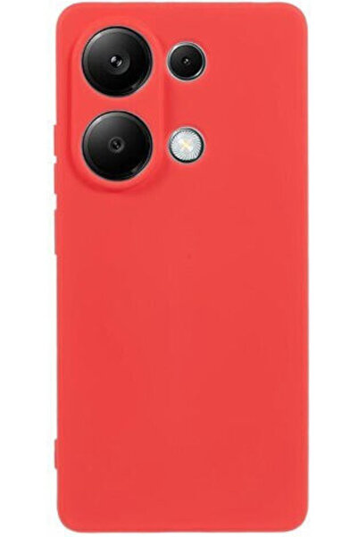 OEM Πίσω Κάλυμμα Σιλικόνης Κόκκινο (Redmi Note 13 Pro 4G / Poco M6 Pro 4G)