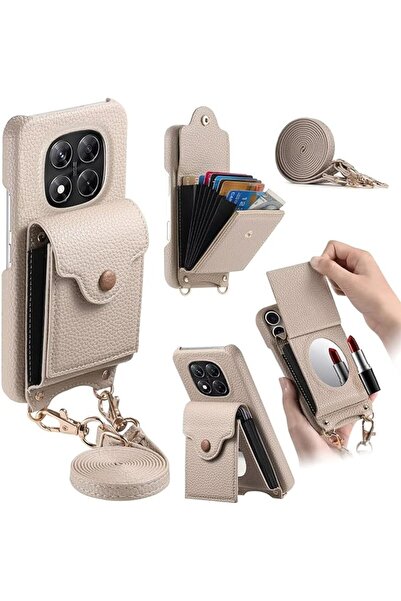 GENERAL Crossbody Wallet for iPhone 14 Pro Case with Adjustable Lanyard Strap...