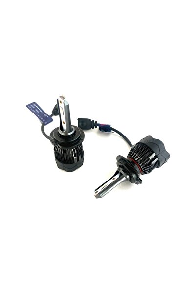 Falcon LED Xenon Far Ampulü Fanlı H4 - H7 Uyumlu (Beyaz Sarı)