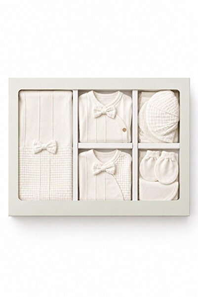 Pina Kids Baby Boy Bow Tie Self-Textured Fabric Newborn Hospital Release 10 P...