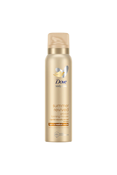 Dove Summer Revived Gradual Self-Tanning Body Mousse, Light to Medium, 1 Self...