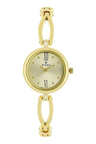 Titan Champagne Dial Analog Watch for Women