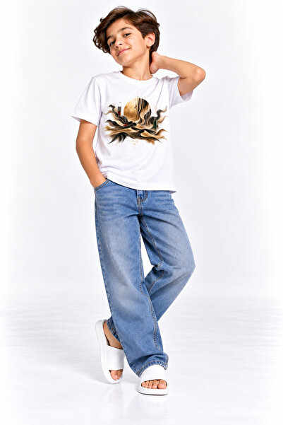 Rabona Fashion تي شيرت للأطفال بتصميم Al Imarat Desert Mirage UAE
