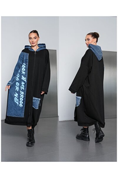 Kot Detaylı Oversize Kap