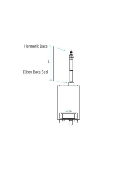 Lectus Ø100/150 Dikey Baca Seti 65-90-115Kw