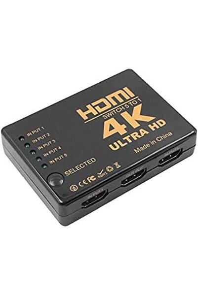 Tivoa SL-HSW4K55 HDMI 5TO1 SWITCH 4K*2K, IR +Adaptör