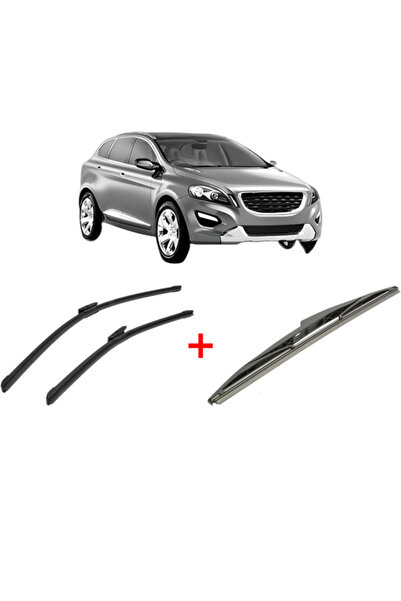 Bosch Σετ 3 υαλοκαθαριστήρων VOLVO XC60 I VAN (156) 2013 - 2017, για παρμπρίζ...