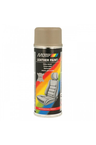 Motip Vopsea pentru piele Leather Paint, bej-maro, 200ml