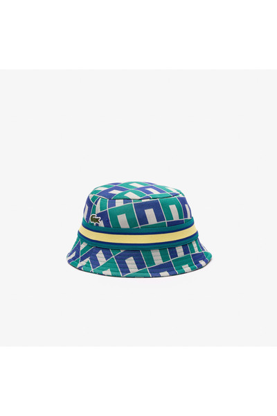 Lacoste Unisex Desenli Yeşil Şapka