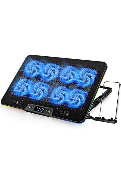 GENERAL Nekomi Laptop Cooling Pad, Laptop Cooler with 8 Quiet Led Fans for 11...