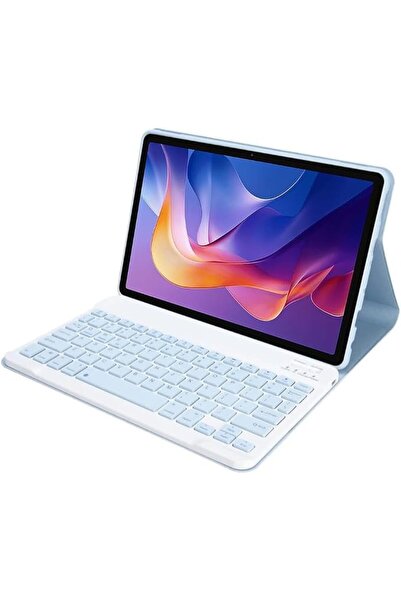 URBBKING Stand Folio Detachable Wireless Bluetooth Keyboard Cover Soft TPU Ba...