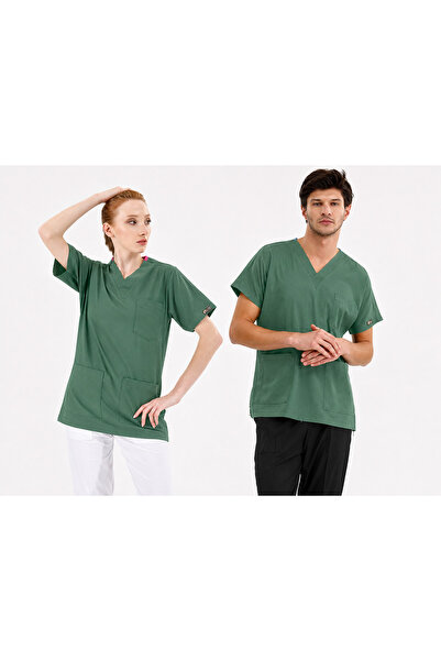 ÇİZGİ MEDİKAL Frosty Spruce Silva Luxury Lycra Single Top Jersey