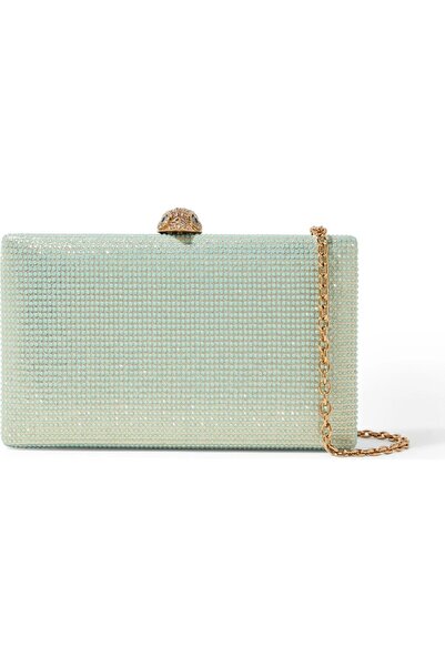 Kurt Geiger Crystal Kensington Crystal Stone Evening Bag 20X12 cm