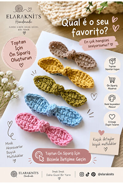 elara knits hand made Elarakni̇ts Baby and Child Knitted Buckle Set