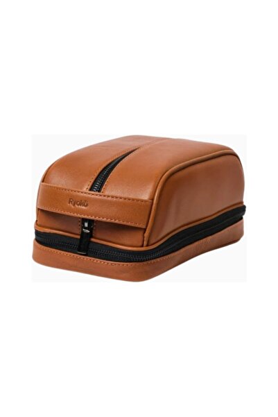 RYOKO Liwa Dopp Kit Leather Travel and Grooming Bag