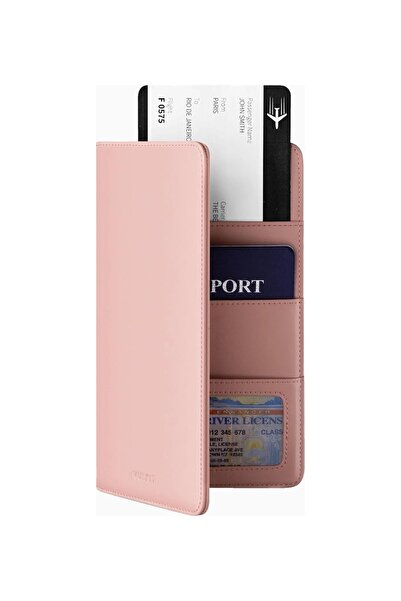 VULKIT Rfid Protected Leather Unisex Passport Holder and Travel Wallet
