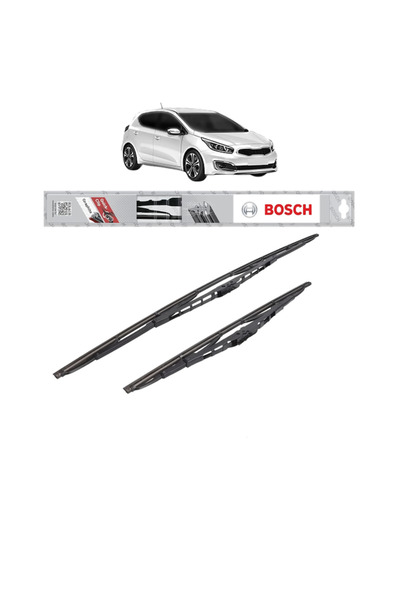 Bosch Σετ 2 υαλοκαθαριστήρων KIA CEED Hatchback Van (CD) 2018-2020, Κλασικού ...