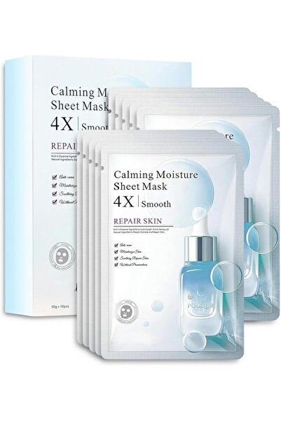 LAXDAMRE 10 PCS Korean Face Masks Skincare, Collagen Mask with Salicylic Acid...