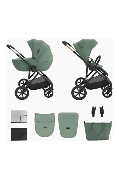 Kinderkraft PRIME 3 2in1 Bebek Arabası 22 kg Taşıma Çok Fonksiyonlu