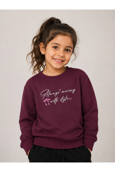 Victor and Jane Girls Text Graphic Pullover Top