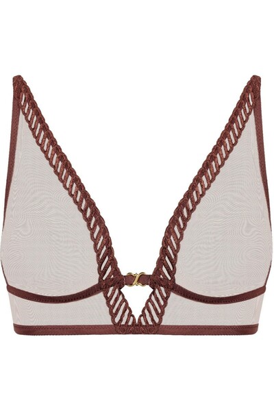 Aubade Sheer Emotion Triangel Bh, Grs Certified, Transparent Tulle Bra