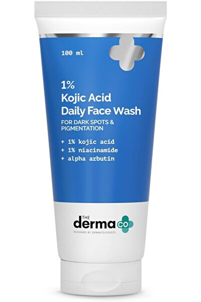 The Derma Co 1% Kojic Acid Face Wash with Niacinamide & Alpha Arbutin for Pig...
