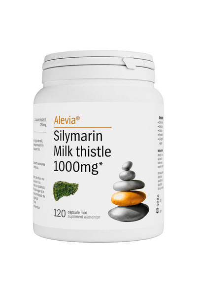 Alevia Silimarina [Armuraș de lapte] 1000mg 120 capsule