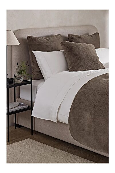 THE WHITE COMPANY Super Soft Suni Kürk Battaniye