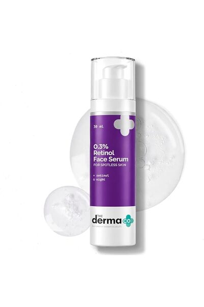 The Derma Co سيروم للوجه بنسبة 0.3% ريتينول لمكافحة الشيخوخة والتجاعيد والخطو...