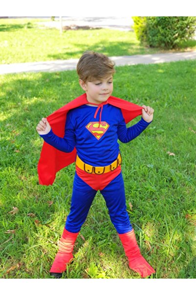Aslı Türkoğlu Boys' Superman Costume - Birthday and Party Superhero Costume S...