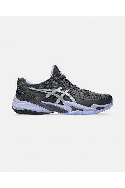 Asics Court ff 3 clay night energy men's clay grey/jasper green tennis shoes ...