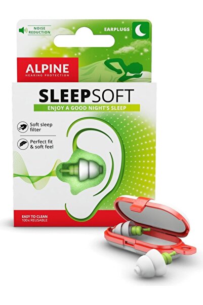 Alpine SleepSoft Uyku ve Horlama Kulak Tıkacı, 1 Çift