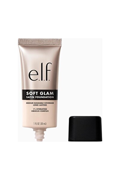 ELF E.L.F Soft Glam Satin Foundation, Medium Coverage, Breathable and Long-La...