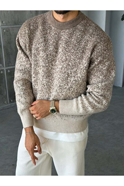 FO4RBS Transitional Pattern Crew Neck Knitwear Brown