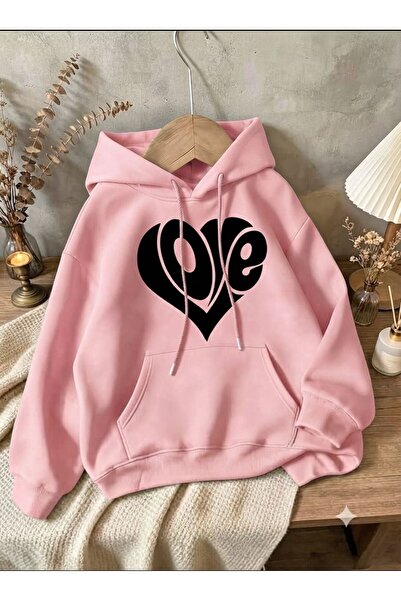 Ryam Mooda 3 Threaded Unisex Oversize Hooded Sweatshirt