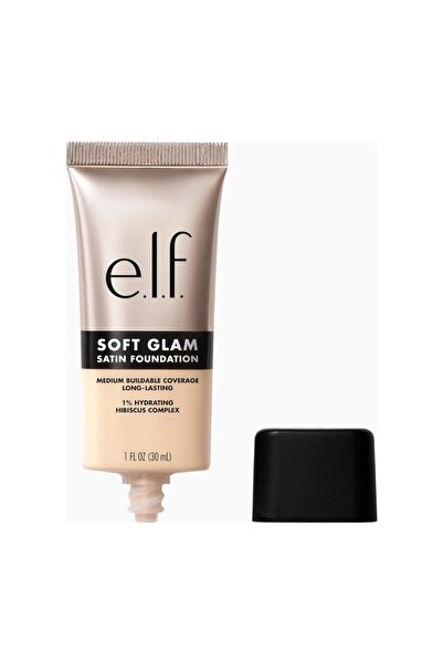 ELF E.L.F Soft Glam Satin Foundation, Medium Coverage, Breathable and Long-La...