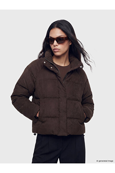 LC Waikiki Mock Neck Oversize Women's Puffer Coat