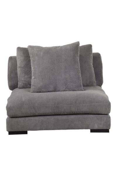 Moe's Home Tumble Slipper Chair Charcoal